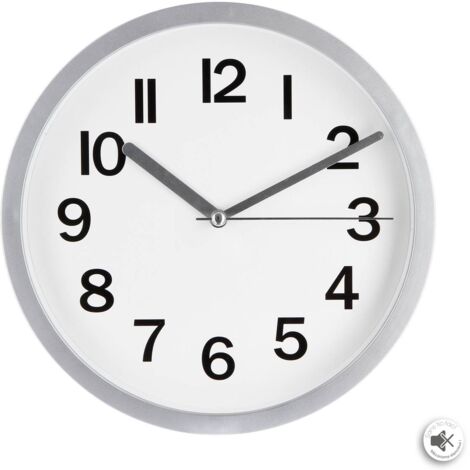 Orologio in plastica Loly D22cm - Grigio - Atmosphera créateur d'intérieur (1/5)
