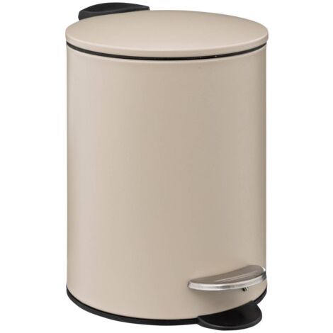 Cestino in metallo soft close 3l colorama beige naturale - 5five