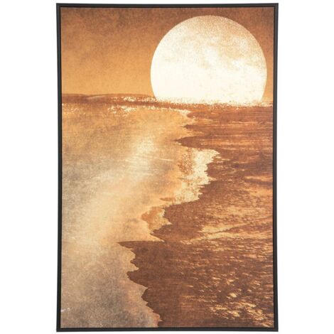 Tela incorniciata soleil legno 60x90cm - Atmosphera créateur d'intérieur (1/4)