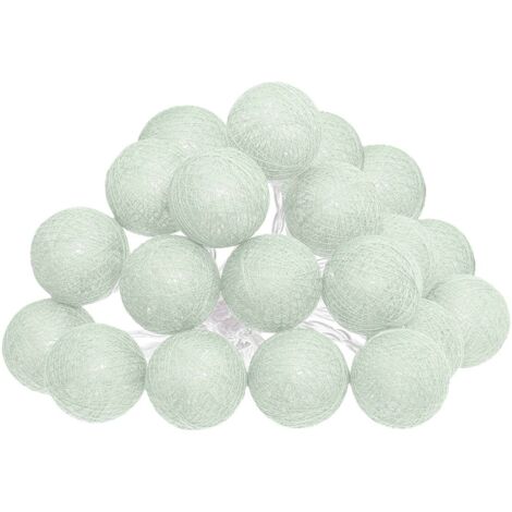 20 palline di ghirlanda led verde celeste l435cm - Atmosphera créateur d'intérieur