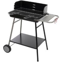 Barbecue a carbone El Gaucho 2 griglie da cm 41x27 + set attrezzi + starter  +