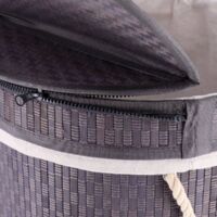 ELONG HOME Cesto portabiancheria grande, 2 pezzi, con aste di
