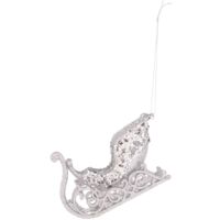 Slitta con glitter in plastica - Argente - Feeric lights & christmas