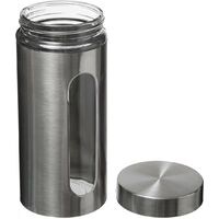 Vaso h 75 cm in vetro riciclato nero satinato - Debla