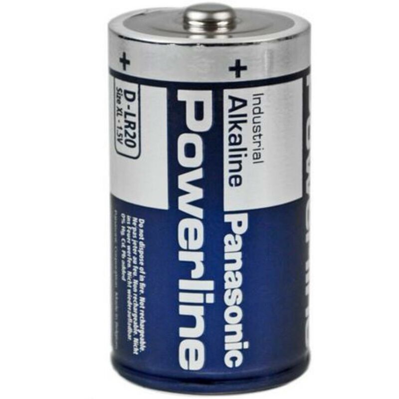 POWERLINE LR20 PANASONIC - Pile: alcaline, 1,5V; D; non-rechargeable; BAT- LR20