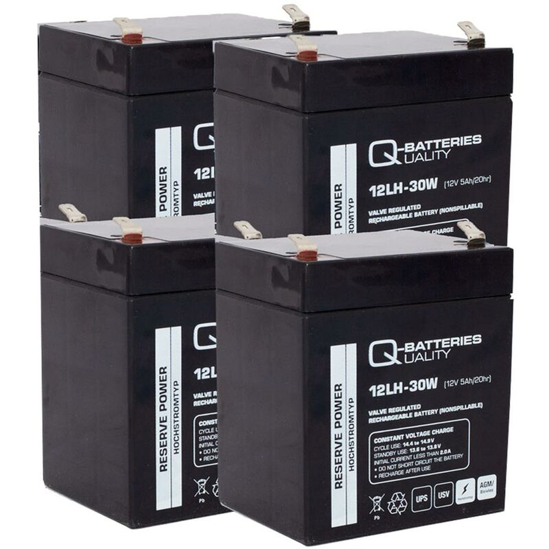 Q-Batteries Autobatterie Q45P 12V 45Ah 450A, wartungsfrei