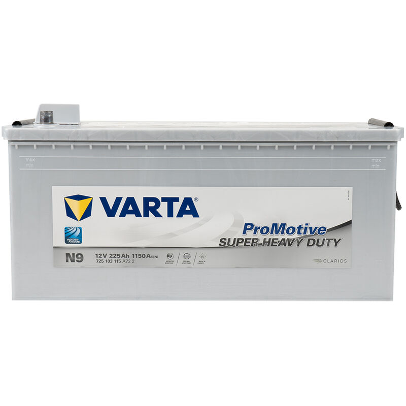 VARTA N9 ProMotive Super Heavy Duty 12V 225Ah 1150A LKW Batterie 725 103  115 inkl. 7,50 € Pfand