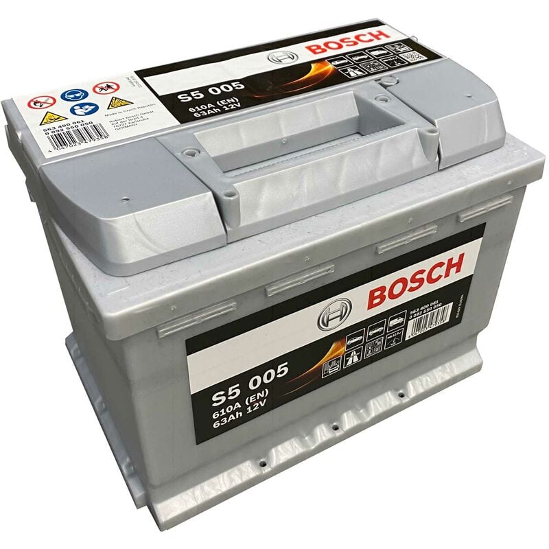 Bosch S5 005 Autobatterie 12V 63Ah 600A inkl. 7,50€ Pfand