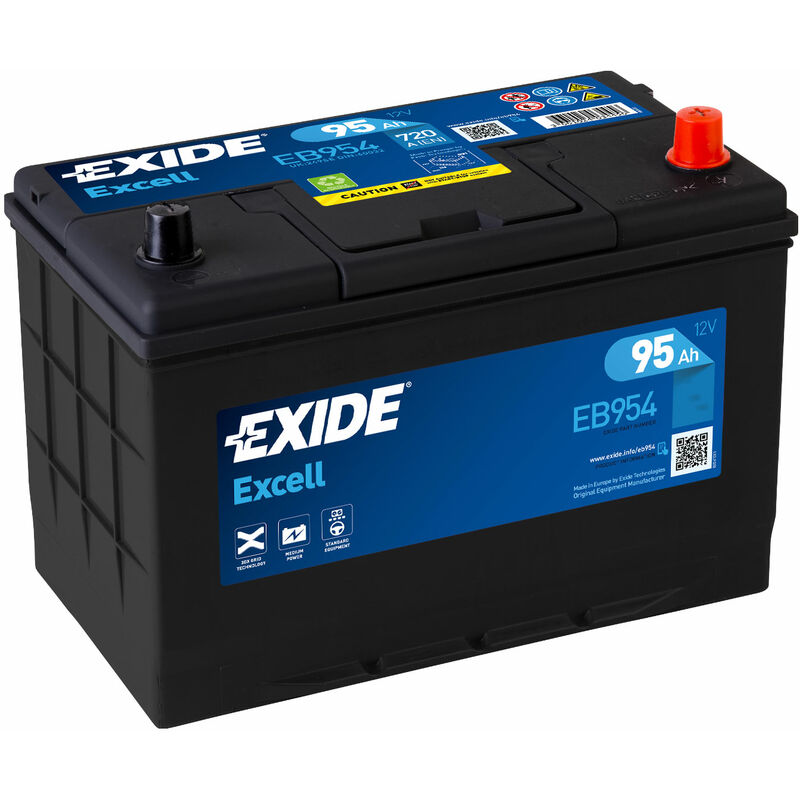 Exide EB954 Excell 12V 95Ah 760A Autobatterie inkl. 7,50€ Pfand