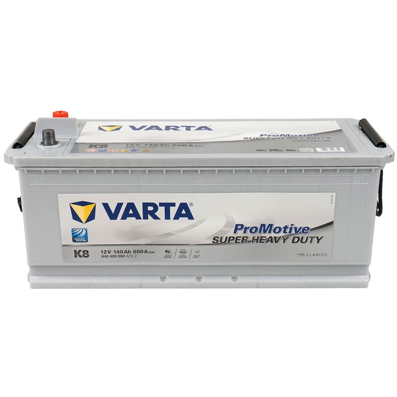 VARTA K8 ProMotive Super Heavy Duty 12V 140Ah 800A LKW Batterie 640 400 080  inkl. 7,50€ Pfand