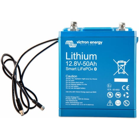 Victron Energy 12,8V 50Ah Smart LiFePO4 Lithium Batterie