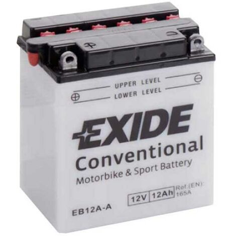 Exide EB12A-A Bike Motorradbatterie 12V 12Ah 165A DIN 51211 inkl