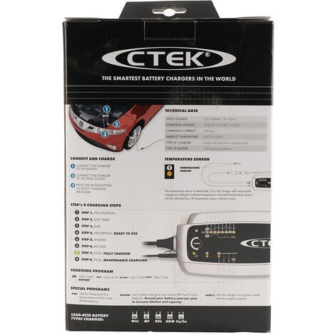 CTEK MXS 10 professionelles Batterieladegerät für Werkstätten mit
