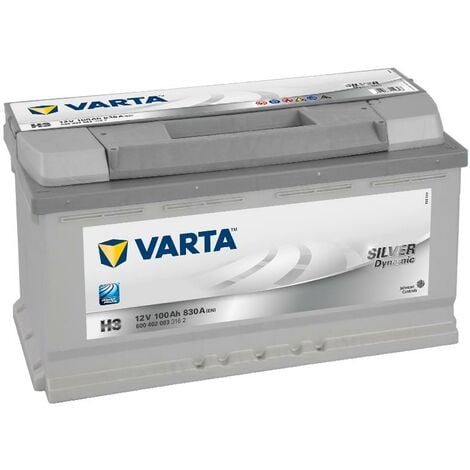 VARTA H3 Silver Dynamic 12V 100Ah 830A Autobatterie 600 402 083 inkl. 7,50€  Pfand