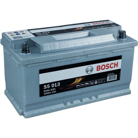 Bosch S5 013 Autobatterie 12V 100Ah 830A inkl. 7,50€ Pfand