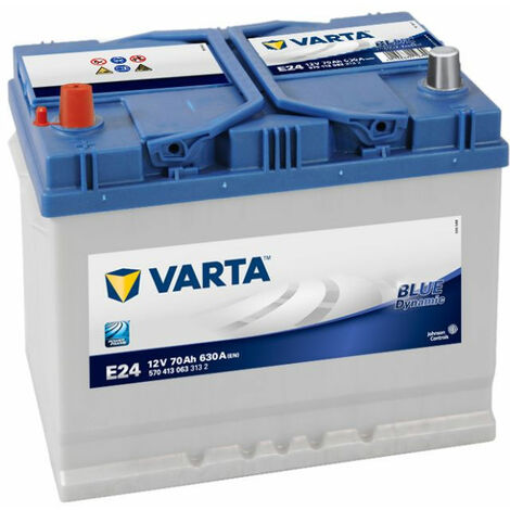 VARTA E24 Blue Dynamic 12V 70Ah 630A Autobatterie 570 413 063 Inkl. 7 ...