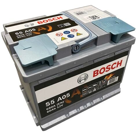 Bosch S5 A05 Autobatterie AGM Start-Stop 12V 60Ah 680A inkl. 7,50