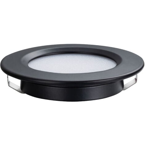 Spot LED Encastrable 23W 2510lm IP20 Noir Ø190mm - Blanc Naturel 4000K