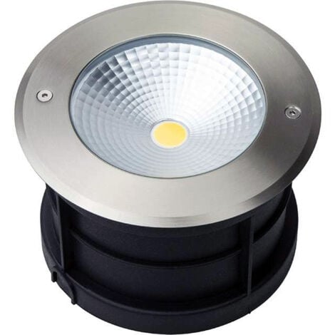 Spot LED encastrable sol 20W étanche IP67 - Blanc Froid 6000K 1800lm - éclairage encastré diamètre 165mm