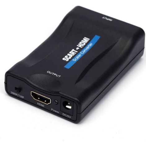 Convertitore Adattatore da SCART a HDMI Scaler 720p/1080p