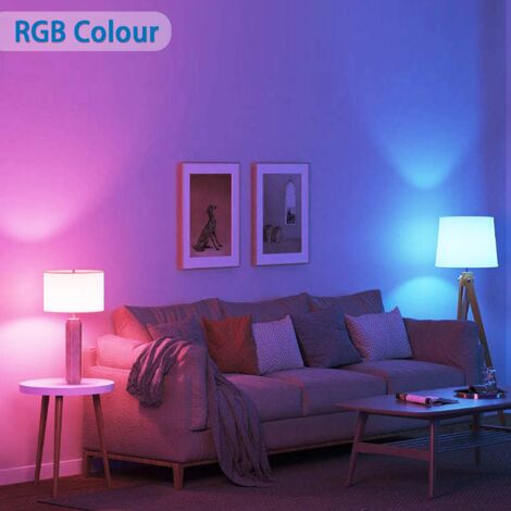 LAMPADINE LAMPADINA LED SMART WIFI E27 6.5W RGB ALEXA GOOGLE HOME 2 PEZZI