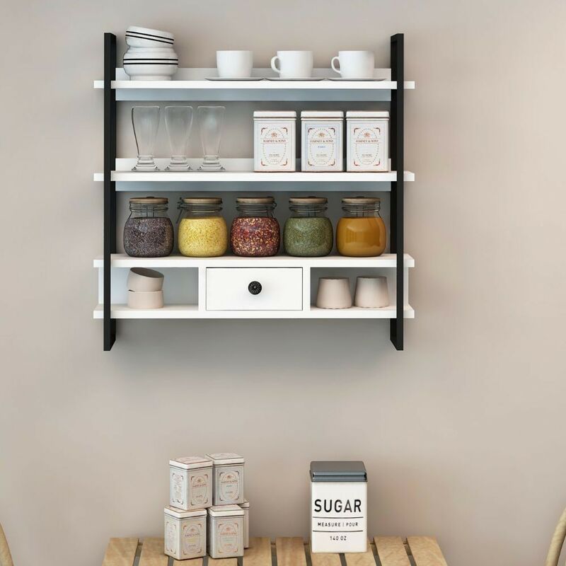 mDesign Set da 8 Organizer cucina per dispensa, ripiani e pensili