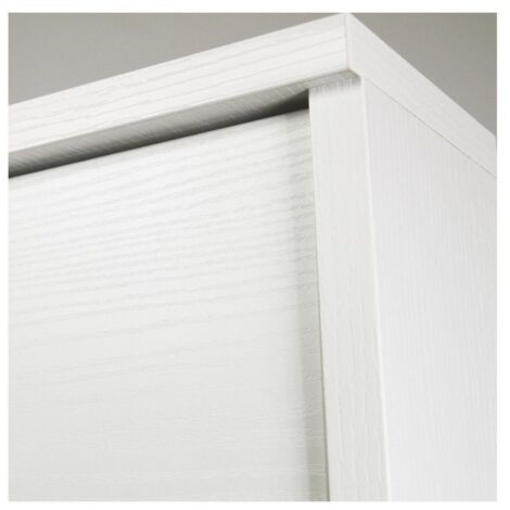 Scarpiera Serena 5 ante salvaspazio 180x65x15 colore bianco frassinato