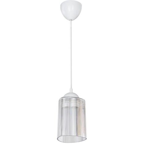 Paralume Rotondo In Plastica Bianco - Copertura Sostitutiva Per Plafoniere E Lampadari