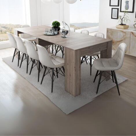 Consolle allungabile Luka 90x51,6x76,6H cm colore nelson oak