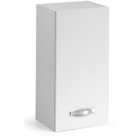 Pensile cucina con anta 30x32x72H colore bianco frassinato (1/2)