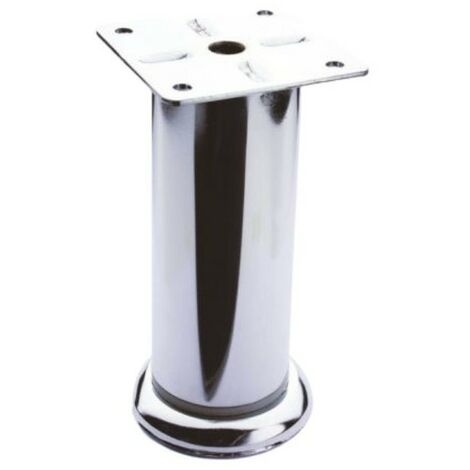 Piede metallo cromato h 20 diametro 5,1
