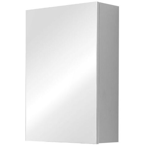 Pensile bagno con specchio anta reversibile Solo2 colore bianco (1/4)