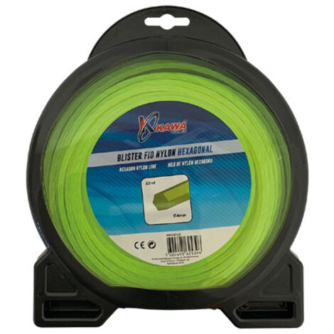 Kawapower Fil nylon hexagonal 4 mm 32 m (1/2)