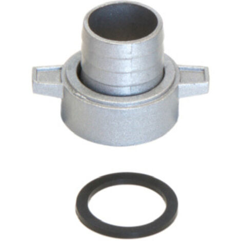 Raccord de tuyau 1,5" pour motopompe – Métal haute résistance – Joint inclus pour étanchéité – Systèmes d'irrigation et drainage – Bricoferr (1/2)