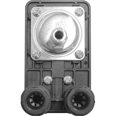 Bricoferr Interrupteur de pression pour pompe à eau 30-50 PSI, 230 V, 50 Hz, 1/4" 6 mm (1/2)