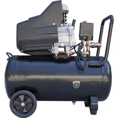 Compresseur d'air, capacité 50L, 8 Bar, 2000W - Kawapower