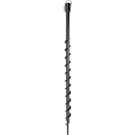 Bricoferr – Foret 40 mm pour tarière – Fer résistant – Profondeur 800 mm pour sols durs – Applications horticulture et construction