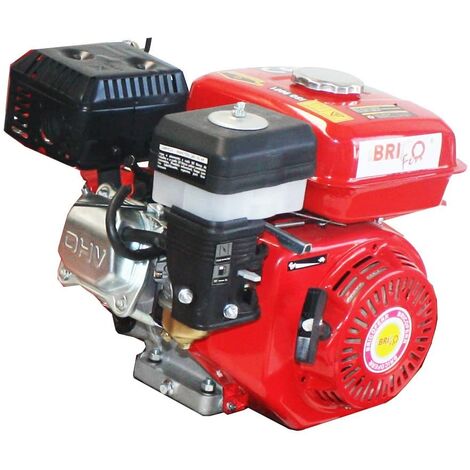 Moteur thermique 7HP 4 temps 190cc – Pour motobineuse Bricoferr – Système de démarrage facile – Idéal pour terrains accidentés