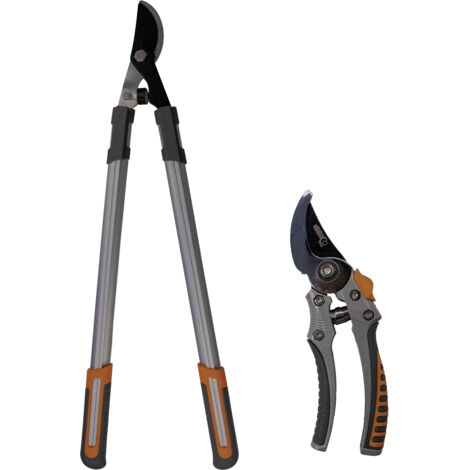 Bricoferr Kit 2 sécateurs taille / 2 mains bypass (1/2)