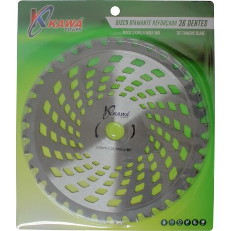Kawapower Disque de débroussailleuse diamant renforcé à 36 dents (1/2)