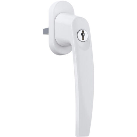 Poignée de fenêtre à clé victory - Finition : Blanc RAL9016 - Carré (mm) : 7x35 - - KINTECH