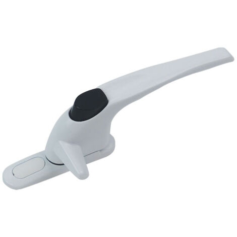 Kintech – Poignée de fenêtre à ergot 18,5 mm – Zamak blanc RAL9016 – Pour fenêtres ouvrant à l'italienne – Remplacement rapide mobil-home