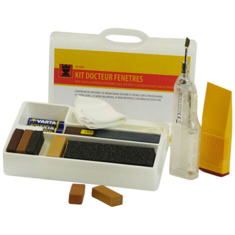 Valisette kit de réparation fenêtres pvc filmés aspect bois - - KINTECH