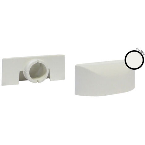 Kintech – Lot de 10 cache-tempêtes Ø 10mm – Résistant aux UV – Installation facile – Pour fenêtres et porte-fenêtres PVC