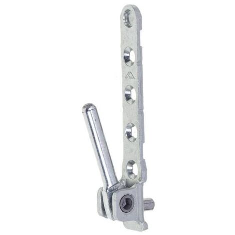 Palier d'angle nx p – Ø perçage 6 mm – Finition Roto Sil – Poids max 130 kg – Pour menuiserie PVC
