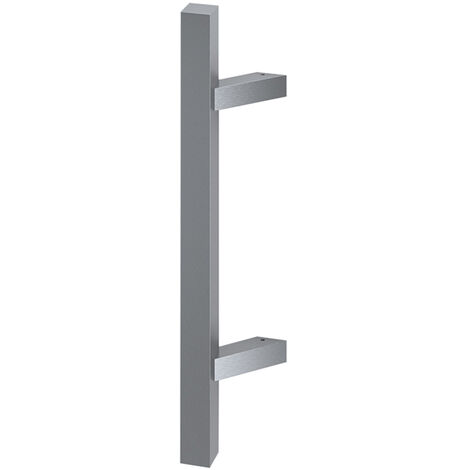 Poignée de tirage carrée inox supports inclinés - Entraxe (mm) : 300 - Finition : Inox 304 - Longueur (mm) : 500 - FORLOCK