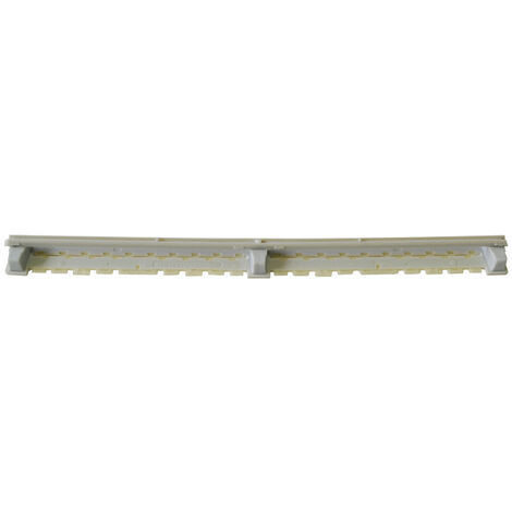 Kintech – Aérateur invisible auto-réglable pour menuiserie PVC – Finition gris clair – Rainure 2,8 à 3,4 mm – Gamme AluplastProfine