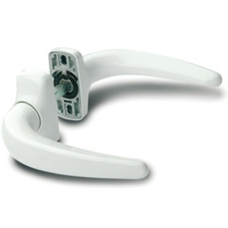 Béquille double Horus 2051I FAPIM Carré 8 mm - Blanc 9016 - 2051QX