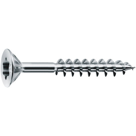 Vis bois panelvit tête fraisée tx - Vendu par 200 - Diametre : 6 - Long  : 80 - Filetage : Partiel - MUSTAD