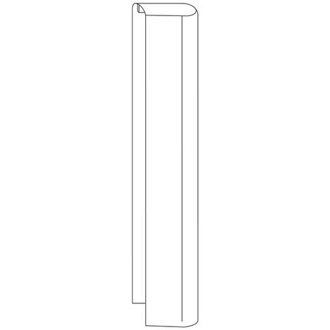 Cache pivot d'angle nt k - Finition : Anodisé F9 R01.3 - ROTO